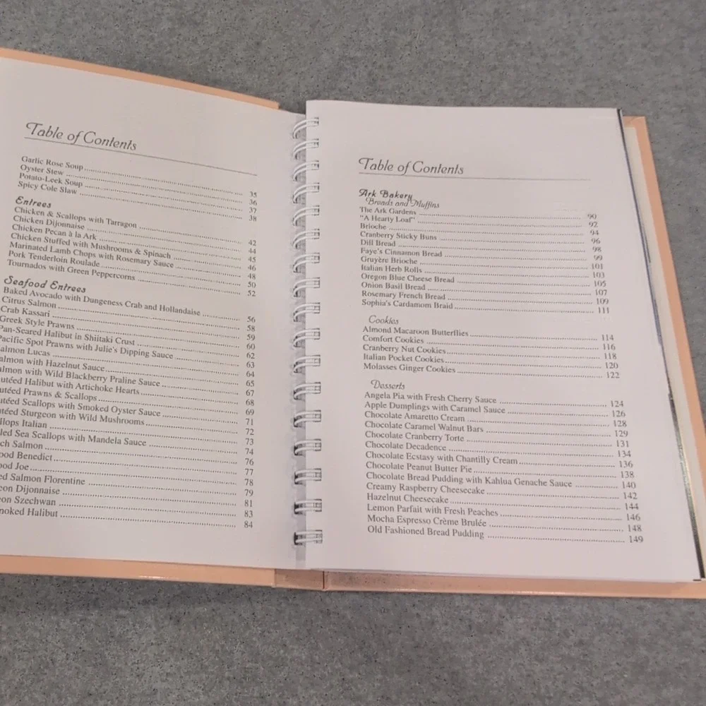The Best of‎ The Ark and More Cookbook Signed Nanci Main Jimella Lucas 1st Ed